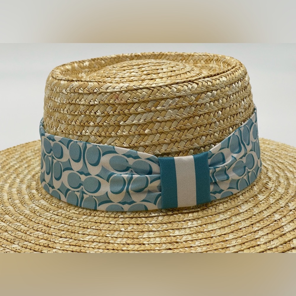Coach Brimmed Hat With Scarf - Picture 3 of 14